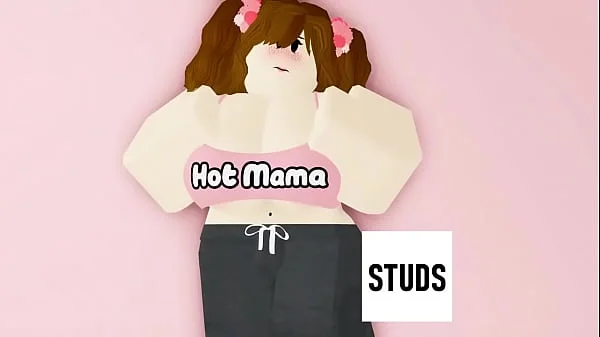 STUDS - Brunette step mom MILF shows off in nude photo shoot (ROBLOX PORN/RR34)