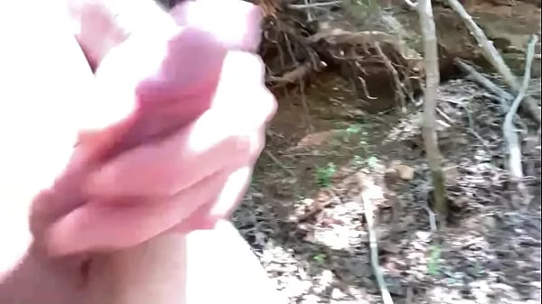 Hiking with a hard dick