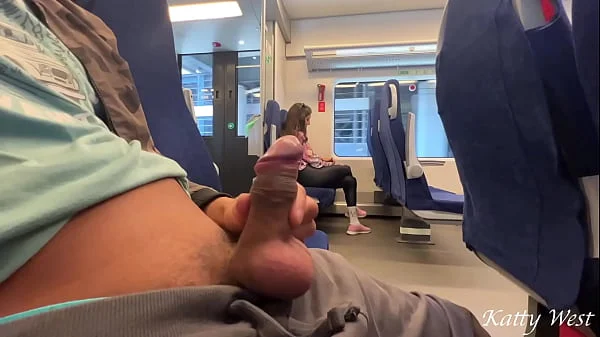 A stranger showed me his dick on the train and I sucked in public