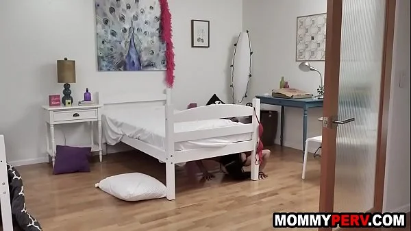 Trapped stepmother fucked by prevy stepson