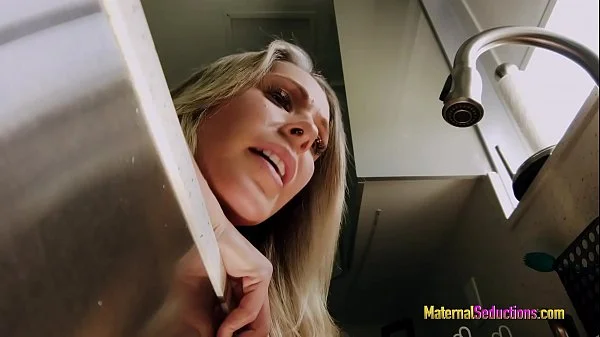 Busty Step Mom is Stuck in the Sink - Nikki Brooks