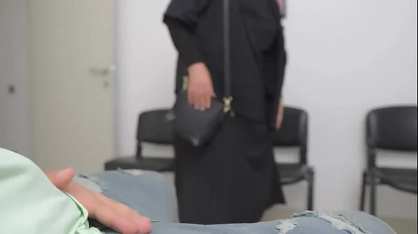 Hijab Woman Caught me Jerking off in a Hospital waiting room.