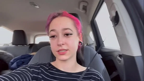 MY 1st PUBLIC DRIVE-THRU VIBRATOR ORGASMS! CUMMING IN MY CAR THEN I GET MY PUSSY LICKED, ASS EATING, DOGGY STYLE TIGHT TEEN PUSSY SEX! SMOKING AND CUMMING HARD PUSSY POUNDING FUCKING!