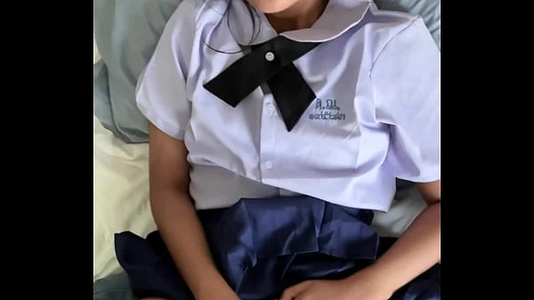 French tourist fuck a 18 years old Thai student in uniform