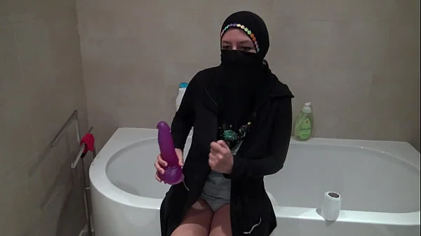 A French Muslim maid is disturbed when she sees his big cock