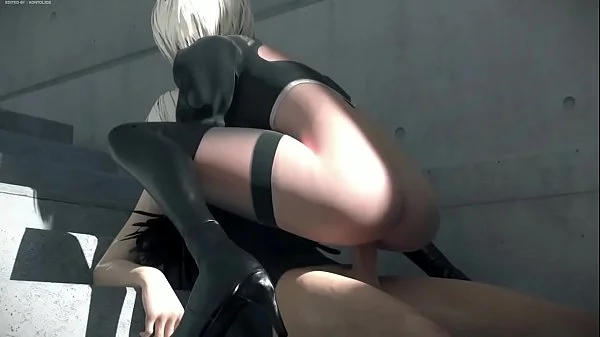 「YorHa Off-Duty」by HydraFXX [NieR: Automata Blender Porn]