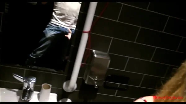 Manager get her ass fucked and her mouth full of cum in Restaurant public toilet!