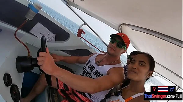 Rented a boat for a day and had sex on it with his Asian teen girlfriend