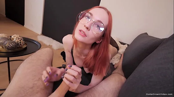 POV fucking a redhead amateur with a perfect body