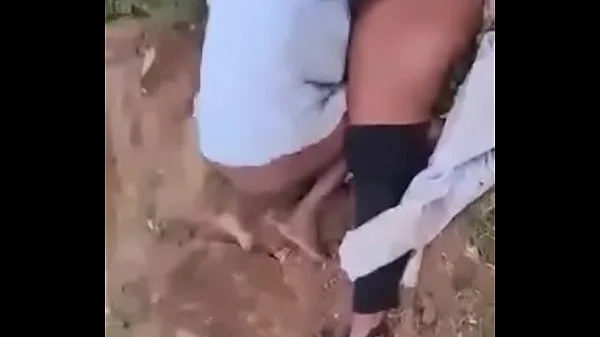 Old couple fucking outdoor in South Africa