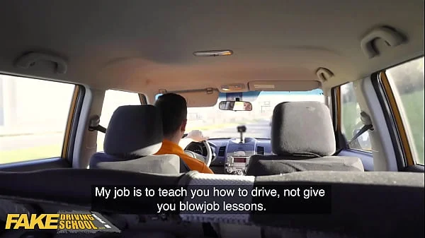 FakeDrivingSchool Daisy Lee thinks Blowjob Lessons Are More Fun