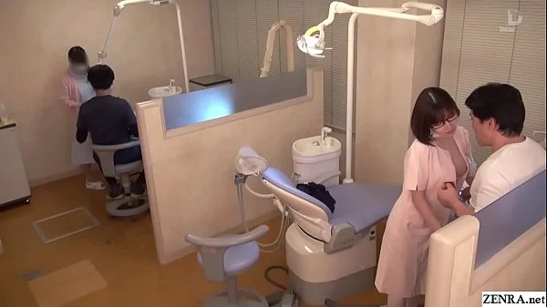 JAV star Eimi Fukada real Japanese dentist office risky sex