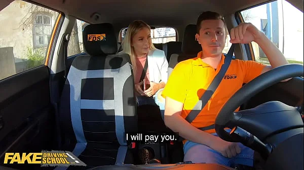 FakeDrivingSchool Cayla Lyons told Fuck Me and I'll Be Your Taxi