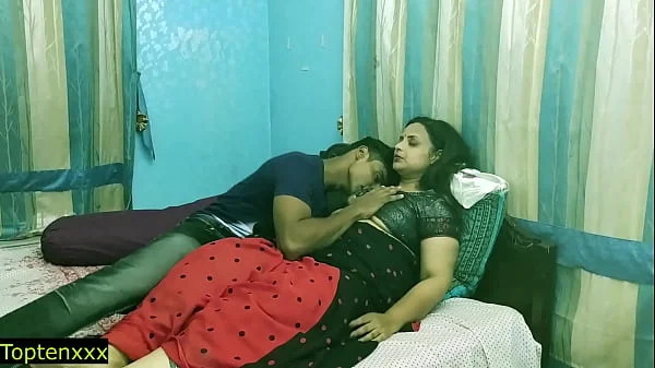 Indian teen boy fucking his sexy hot bhabhi secretly at home !! Best indian teen sex