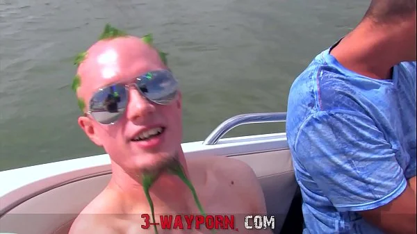 3-Way Porn - Group Fucking on a Speed Boat - Part 3