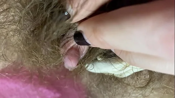 HAIRY PUSSY COMPILATION big clit closeup super bush