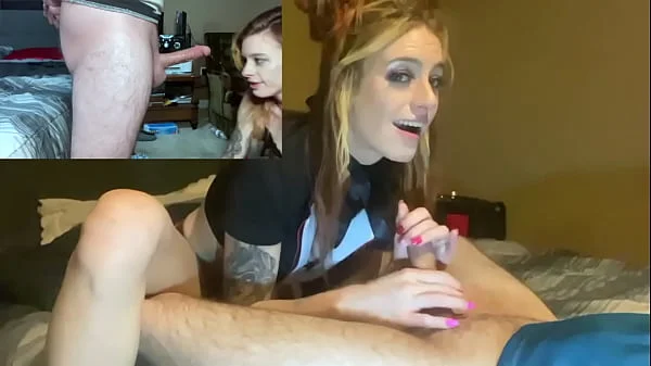 Double blowjob competition ending in an explosive facial and a huge thick mouthpie at the same time lots of cum deepthroat gagging