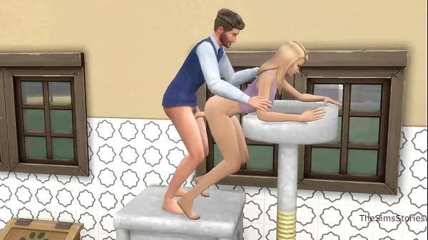 Sims 4, Stepfather seduced and fucked his stepdaughter